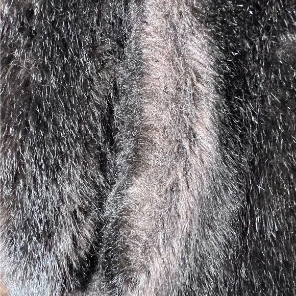 Vintage faux fur brown  swing style coat - Picture 15 of 15